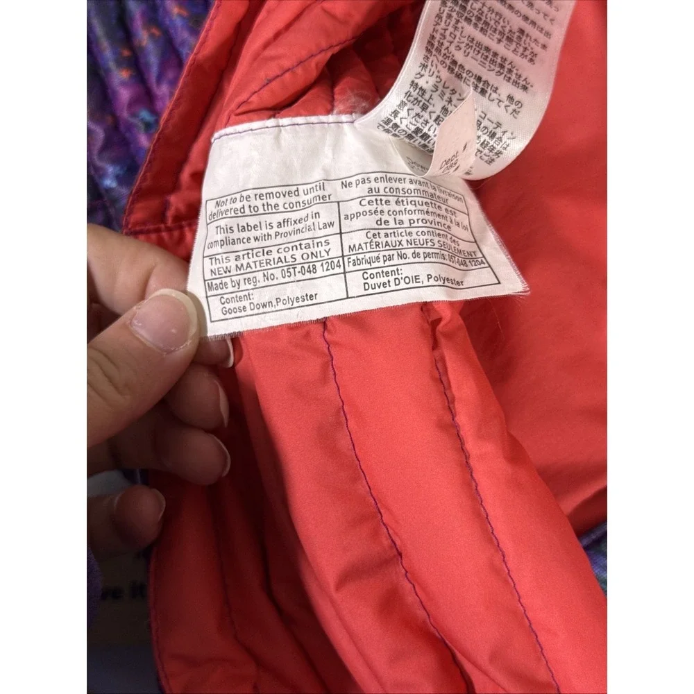 Eddie Bauer First Ascent Storm 800‎ Down Puffer Jacket Womens Size Small Zip
